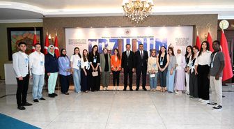 Vali Baruş, Uluslararası Tömer öğrencilerini kabul etti