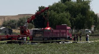 Ankara'da eğitim helikopteri düştü; 1 ölü, 1 yaralı