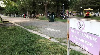 Atatürk Parkı'nda mangal yasağı deliniyor, vatandaş tepkili