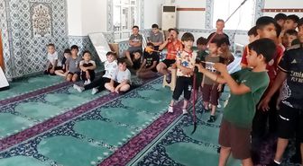 Beypazarı'nda öğrenciler hem eğleniyor hem Kur'an öğreniyor