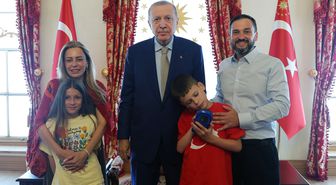 Erdoğan'dan otizmli Joshua Harris'e kabul