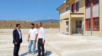 Düzce'de Okul İnşaatlarında İnceleme