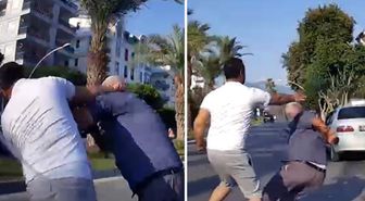 Yaşlı adamın yere düştüğü yumruklu trafik kavgasının yeni görüntüleri ortaya çıktı