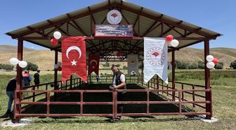 Hakkari'de kadın üreticiler için 'gölgelik süt sağım alanı' açıldı