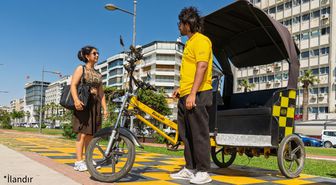 İzmir'de Bisicab Projesi Büyük İlgi Görüyor