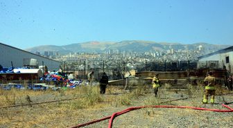 Kahramanmaraş'ta plastik fabrikasında yangın