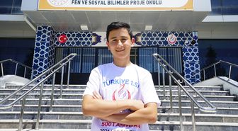 LGS'de tam puan alan Emir Kağan Çakır hedeflerini açıkladı