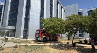 Şanlıurfa'da hastanede çıkan yangın söndürüldü