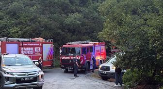 Sarıyer'de ormanda çıkan yangında 1 itfaiye eri yaralandı