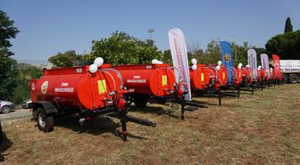 Tekirdağ'da orman yangınlarına karşı 50 mahallede su tankeri konuşlandırıldı