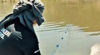 Pamukova'da kaçak av ağlarına el konuldu: 2 bin 400 metre uzatma ağı ve kurtarılan balıklar