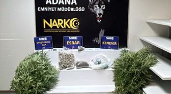 Adana'da uyuşturucu operasyonunda yakalanan 4 zanlı tutuklandı