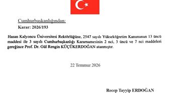 Prof. Dr. Gül Rengin Küçükerdoğan, HKÜ Rektörlüğüne Asaleten Atandı