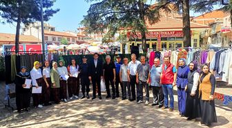 Hüyük'te hazır giyim ve ev tekstili sergisi açıldı