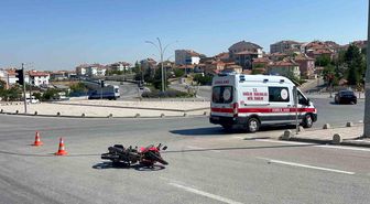 Karaman'da otomobille motosiklet çarpıştı: 1 yaralı