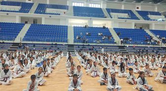 Malatya'da Taekwondo Pum Sınavına 18 İlden 476 Sporcu Katıldı