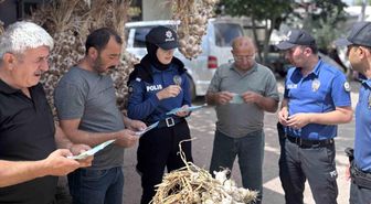 Ordu'da polis ekiplerinden dolandırıcılığa karşı broşürlü uyarı