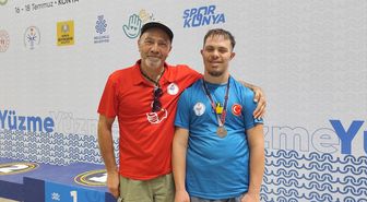 Samsunlu özel gereksinimli sporcu yüzmede 4 madalya kazandı