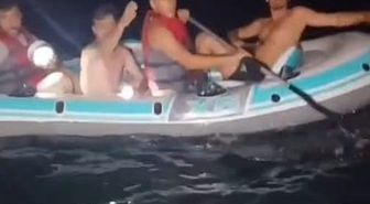 Sapanca Gölü'nde mahsur kalan 35 kişi kurtarıldı