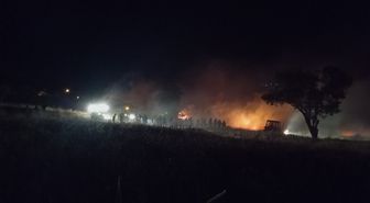 Yozgat'ta 100 dönüm hububat kül oldu