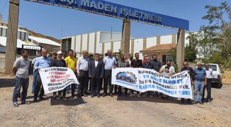 Elazığ'da maden işçilerinin eyleminde uzlaşı umudu: Şirket görüşme talep etti