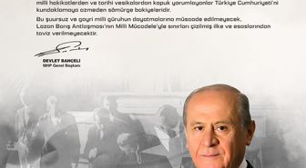 Bahçeli'den Lozan Mesajı: Taviz Verilmeyecek