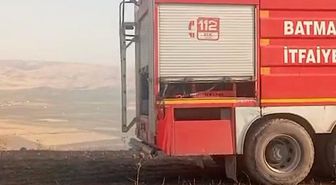 Beşiri’de Anız Yangını Korkuttu