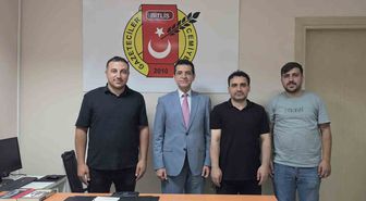 BİK Van Bölge Müdürü Bitlis Gazeteciler Cemiyeti'ni ziyaret etti