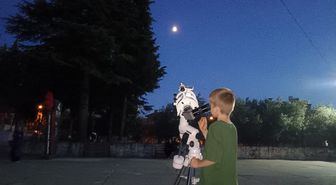 Bilim Demirci'de gece gökyüzü gözlem etkinliği