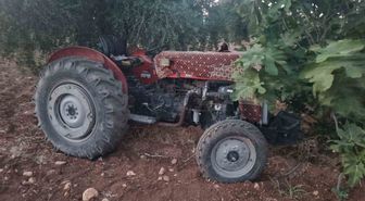 Kilis'te çalınan traktör 13 gün sonra zeytinlikte bulundu