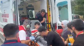 Çorum'da kapıya sıkışan çocuğun parmağı koptu; ambulans helikopterle Ankara'ya sevk edildi