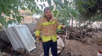 Hatay’da yerleşim alanlarında görülen yılanlar doğal yaşam alanına bırakıldı