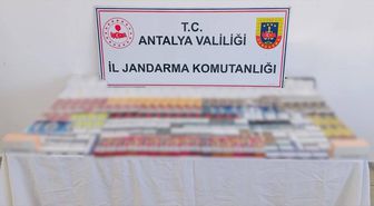 Kemer'de kaçak sigara ve elektronik ürün operasyonu