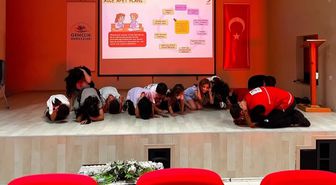 Türk Kızılay Bayburt'tan Öğrencilere Afet Bilinci Eğitimi