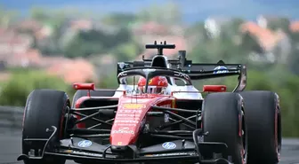 Leclerc Macaristan'da En Hızlıyı Yaptı Ama Ferrari Arızası Yaşadı