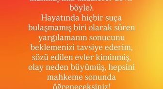 Adli kontrol şartı ile serbest kalan Ezel Akay: Medyada gördüğünüz her habere inanmayınız
