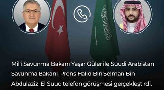 Bakan Güler, Suudi Arabistan Savunma Bakanı El Suud ile görüştü