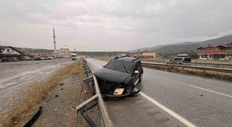 D100’de sağanak yağış çok sayıda kazaya sebep oldu
