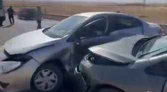 Diyarbakır’da iki otomobil çarpıştı: 2 yaralı