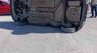 Diyarbakır’da iki otomobil çarpıştı: 3 yaralı