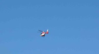 Hakkari’de entübe bebek helikopter ambulansla Van’a sevk edildi