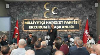 MHP Erzurum’da büyük il kongresi için düğmeye basıldı