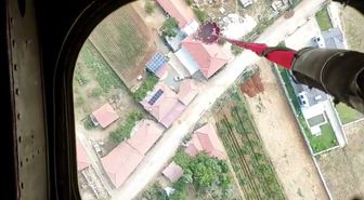 Muğla'da ormana sıçrayan yangına havadan ve karadan müdahale