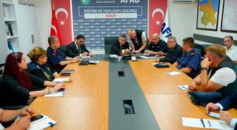 Sinop’ta afet mesaisi