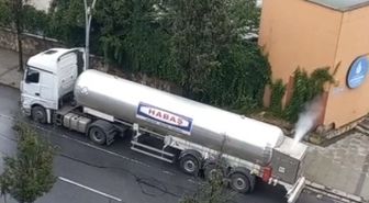 Sultangazi'de tankerde gaz sızıntısı şüphesi ekipleri harekete geçirdi