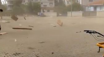Tokat’ta fırtına ve sağanak hayatı olumsuz etkiledi