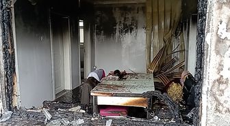 Tokat’ta yanan ev kullanılmaz hale geldi