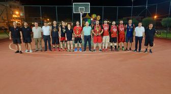 Çine’de 3x3 Sokak Basketbolu Turnuvası kupa töreniyle tamamlandı