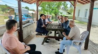 Pazaryeri Kaymakamı Dülgeroğlu'nu ziyaret etti