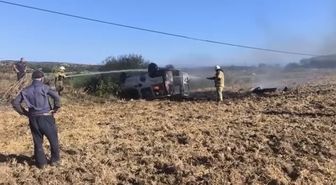 Karacabey’de Takla Atan Otomobil Alev Aldı
